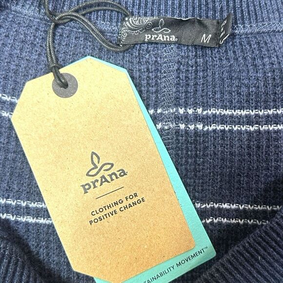 prAna Milani Henley Dress - Size Medium - Nautical Stripe - Picture 5 of 6